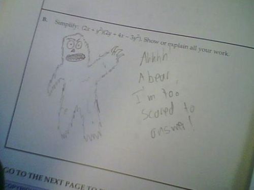 funny exam answers. Best Exam Answers Yet?